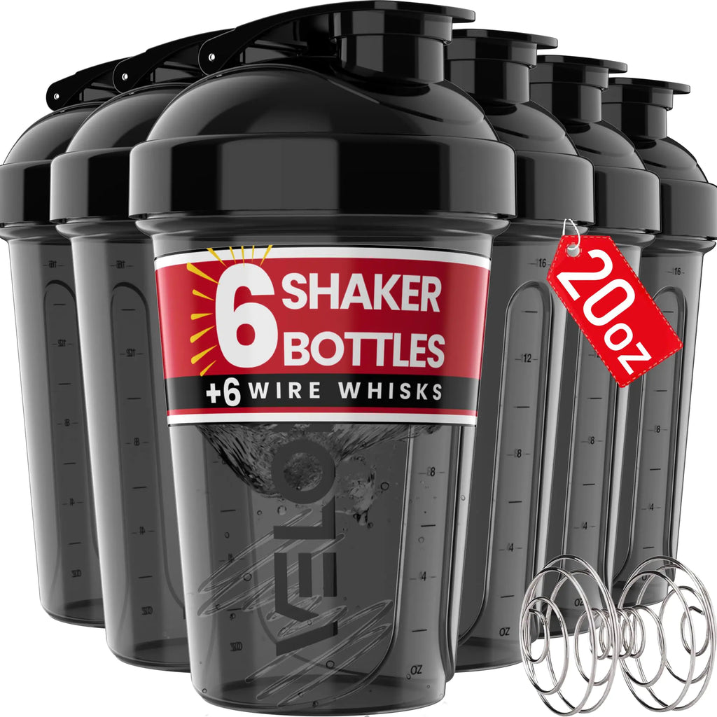 VELOMIX -6 PACK- 20 OZ Protein Shaker